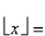 The symbol   an be used to denote the greatest integer function, which is defined by   the greatest integer n such that   Use the graph of the function to find the indicated limit, if it exists.Select the correct Answer   A) 0 B) 1 C) -0.7 D) 0.7
