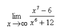 Find the limit.Select the correct Answer   A)    B)    C)    D)    E)   