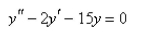Solve the differential equation.  
