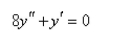 Solve the differential equation.  