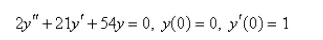 Solve the initial-value problem.  