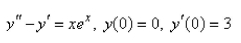 Solve the initial-value problem   ethod of undetermined    