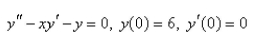 Use power series to solve the differential equation.  