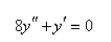Solve the differential equation.  