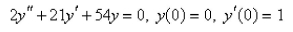Solve the initial-value problem.  