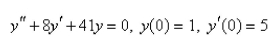 Solve the initial-value problem.   A)    B)    C)    D)    E)   