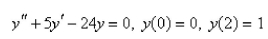 Solve the boundary-value problem, if possible.   A)    B)    C)    D)    E) No solution