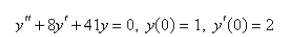 Solve the initial-value problem.   A)    B)    C)    D)    E)   
