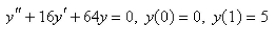 Solve the boundary-value problem, if possible.Select the correct Answer   A)    B)    C)    D)    E) No solution