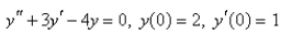 Solve the initial-value problem.  