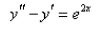 Solve the differential equation using the method of variation of parameters.Select the correct Answer   A)    B)    C)    D)    E)   