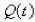 A series circuit consists of a resistor   an inductor with   , a capacitor with   and a generator producing a voltage of   If the initial charge is   and the initial current is 0, find the charge   at time t.