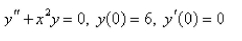 Use power series to solve the differential equation.  