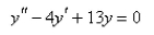 Solve the differential equation.Select the correct Answer   A)    B)    C)    D)    E)   