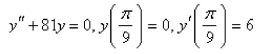 Solve the initial-value problem.  