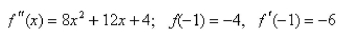 Find f by solving the initial value problem.  
