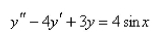 Solve the differential equation using the method of variation of parameters.   Select the correct Answer A)    B)    C)    D)    E)   