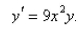 Use power series to solve the differential equation.  