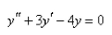 Solve the differential equation.  