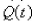 A series circuit consists of a resistor   an inductor with   a capacitor with   and a generator producing a voltage of   If the initial charge is   and the initial current is 0, find the charge   at time t.