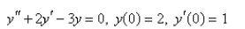 Solve the initial-value problem.  