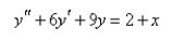 Solve the differential equation using the method of undetermined coefficients.   Select the correct Answer A)    B)    C)    D)    E)   