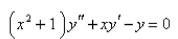 Use power series to solve the differential equation.Select the correct Answer   A)    B)    C)    D)    E)   