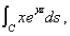 Find the exact value of   where C is the line segment from  