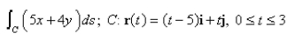 Select the correct Answer for each question. -Evaluate the line integral over the given curve C.   A)    B)    C)    D)   