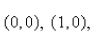 Select the correct Answer for each question. -Use Green's Theorem to find the work done by the force   in moving a particle in the positive direction once around the triangle with vertices     A)    B)    C)    D)   