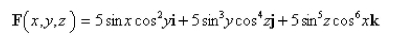 Select the correct Answer for each question. -Use a computer algebra system to compute the flux of F   s the surface of the cube cut from the first octant by the planes     A)    B)    C)    D)    E)   