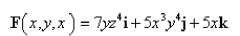 Find the curl of the vector field F.  