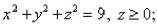 Find the mass of the surface S having the given mass density.S is the hemisphere   the density at a point P on S is equal to the distance between P and the xy-plane.