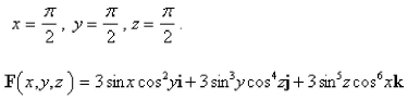 Use a computer algebra system to compute the flux of F across S.S is the surface of the cube cut from the first octant by the planes   Select the correct Answer A)    B)    C)    D)    E)   
