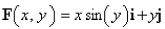 Find the work done by the force field   on a particle that moves along the parabola  