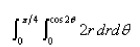 Describe the region whose area is given by the integral.  