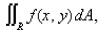 Determine whether to use polar coordinates or rectangular coordinates to evaluate the integral   where   is a continuous function.Then write an expression for the (iterated) integral.  