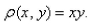 Find the mass and the moments of inertia   and the radii of gyration   for the lamina occupying the region R, where R is the region bounded by the graphs of the equations   and having the mass density  