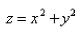 Sketch the solid bounded by the graphs of the equations   and   and then use a triple integral to find the volume of the solid.