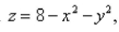 Sketch the solid bounded by the graphs of the equations   and   and then use a triple integral to find the volume of the solid.