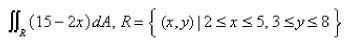 Select the correct Answer for each question. -Evaluate the double integral by first identifying it as the volume of a solid.   A)    B)    C)    D)    E)   