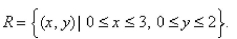 Select the correct Answer for each question. -An electric charge is spread over a rectangular region   ind the total charge on R if the charge density at a point   in R (measured in coulombs per square meter)  is   A) 84 coulombs B) 222 coulombs C) 22 coulombs D) 56 coulombs