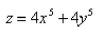 Find the volume under   and above the region bounded by   and   .
