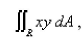 Use the given transformation to evaluate the integral.   where R is the region in the first quadrant bounded by the lines   and the hyperbolas   Select the correct Answer A) 9.447 B) 3.296 C) 8.841 D) 4.447 E) 5.088