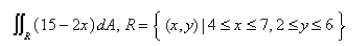 Evaluate the double integral by first identifying it as the volume of a solid.   Select the correct Answer A)    B)    C)    D)    E)   