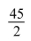 Find the mass of the lamina that occupies the region D and has the given density function, if D is bounded by the parabola   and the line     Select the correct Answer A)    B)    C) 45 D) 3 E) None of these