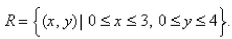 An electric charge is spread over a rectangular region   Find the total charge on R if the charge density at a point   in R (measured in coulombs per square meter)  is   Select the correct Answer A) 804 coulombs B) 91 coulombs C) 300 coulombs D) 265 coulombs