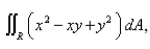 Use the transformation   to evaluate the integral   where R is the region bounded by the ellipse  