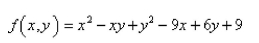 Find the local maximum, and minimum value and saddle points of the function.  