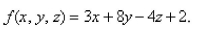 Describe the level survaces of the function  